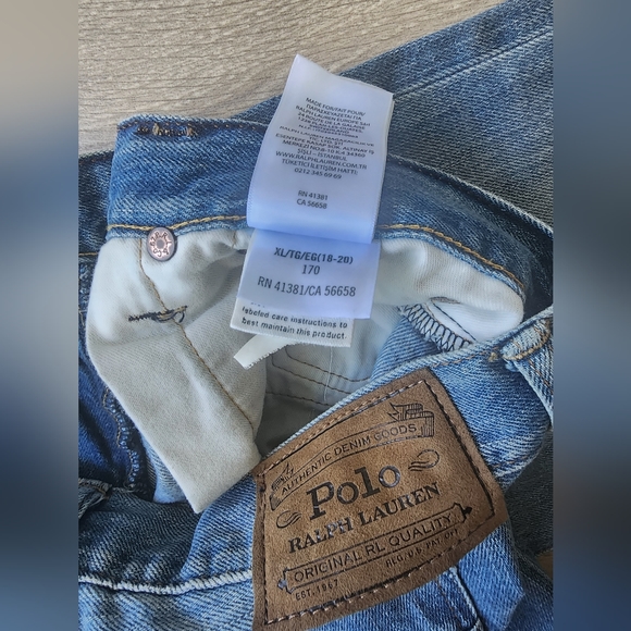 Polo Ralph Lauren Big Boys Sullivan Slim distressed cotton jeans… - Picture 5 of 9